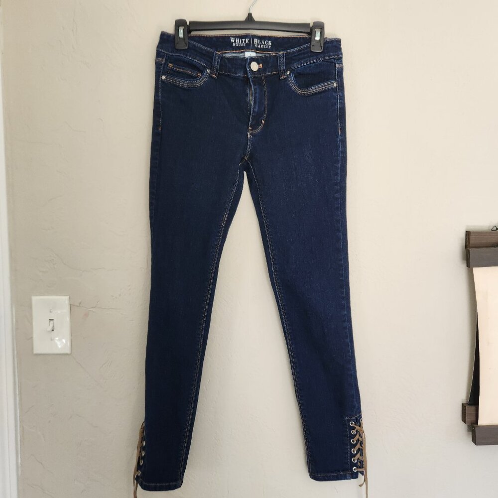 White House Black Market: Tie-Bottom Jeans